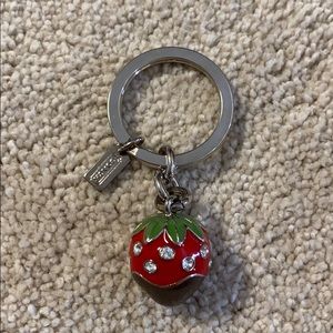 Coach Strawberry Keychain